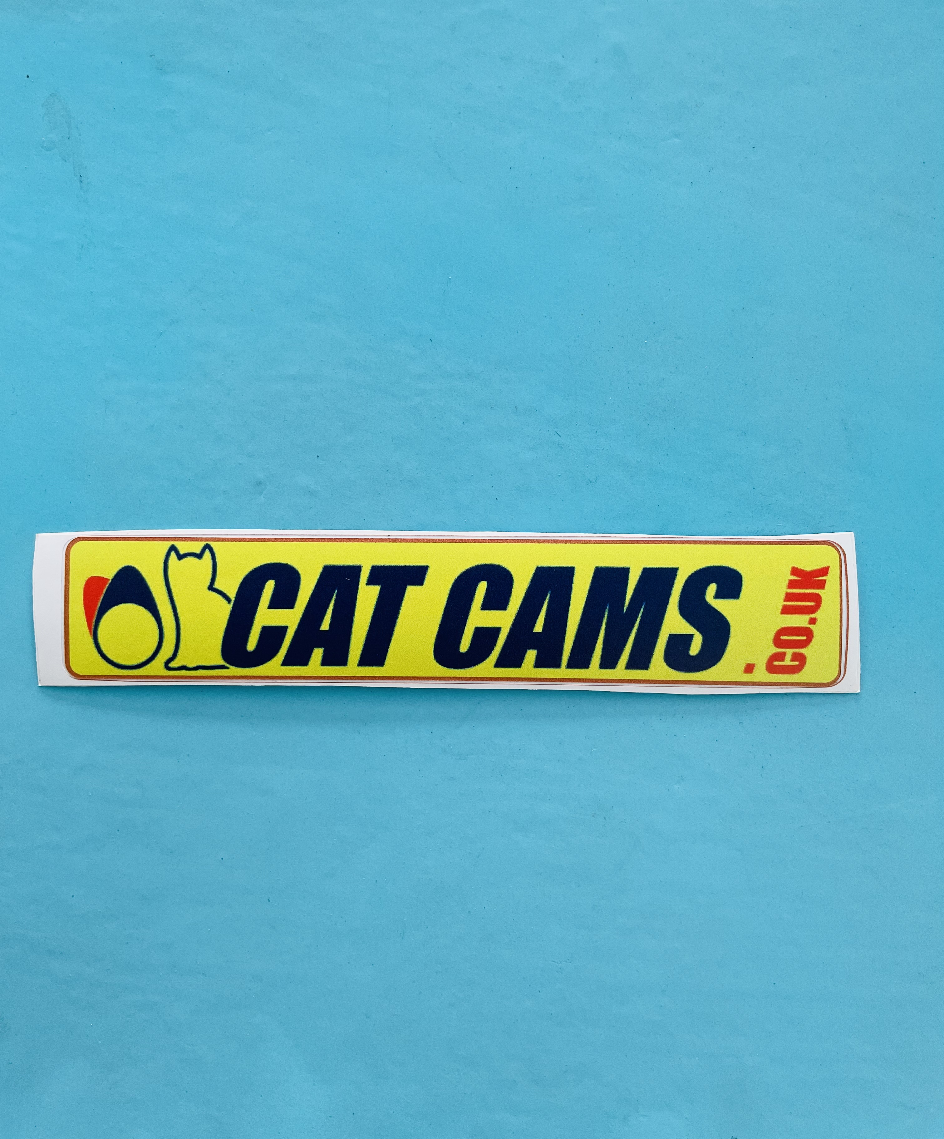 استیکر catcams سایز ۱۴ سانت
