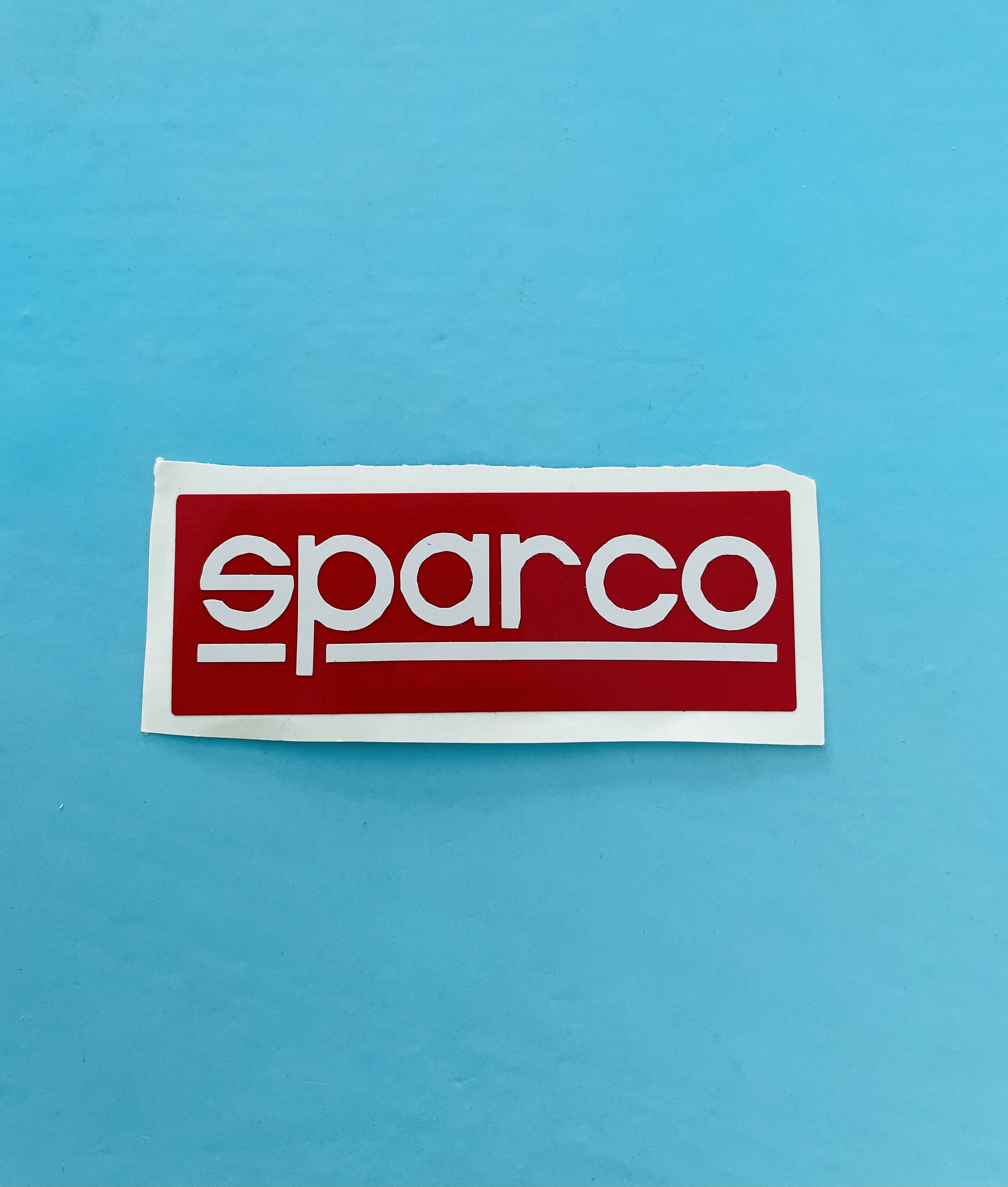 استیکر sparco سایز ۱۰ سانت