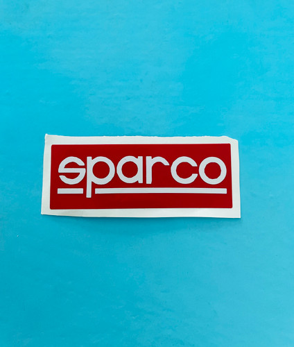استیکر sparco سایز ۱۰ سانت